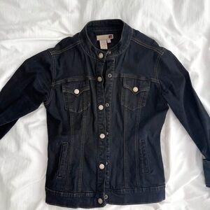 Vintage Black Denim Jacket